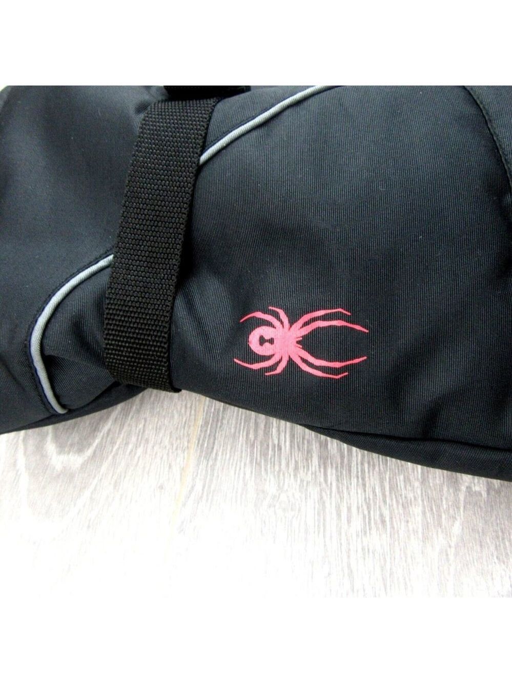 Spyder Insulated Ski Winter Snow Black Red Gloves Men's Size Large / XL NEW - Picture 3 of 11